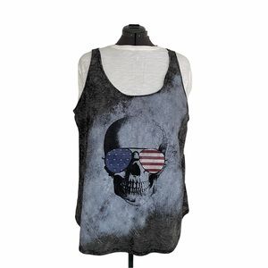 Skull Flag Tank Top Rock and Republic Size 3X